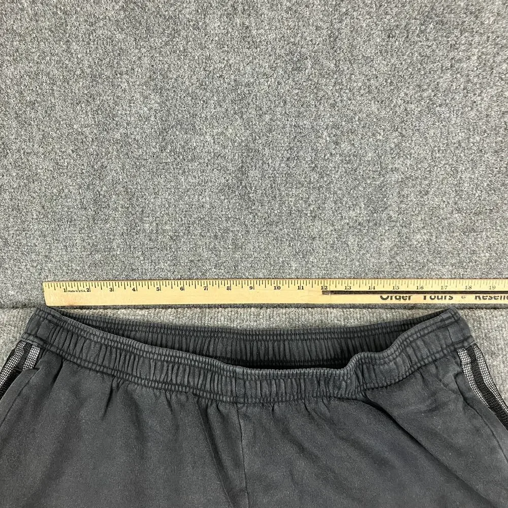 Adidas Sweatpants Mens Size 2XL‎ Black Striped Elastic Waist Athletic Jogger